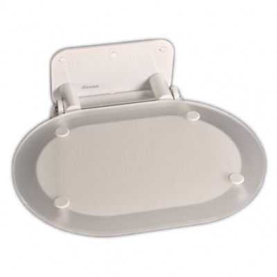 Сиденье для душа Ravak Ovo Chrome Clear/White B8F0000028